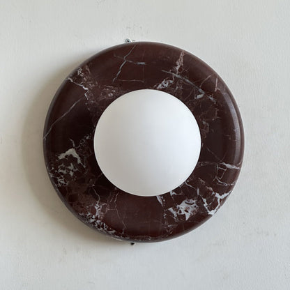 Solene Deep Purple Marble Wall Sconce