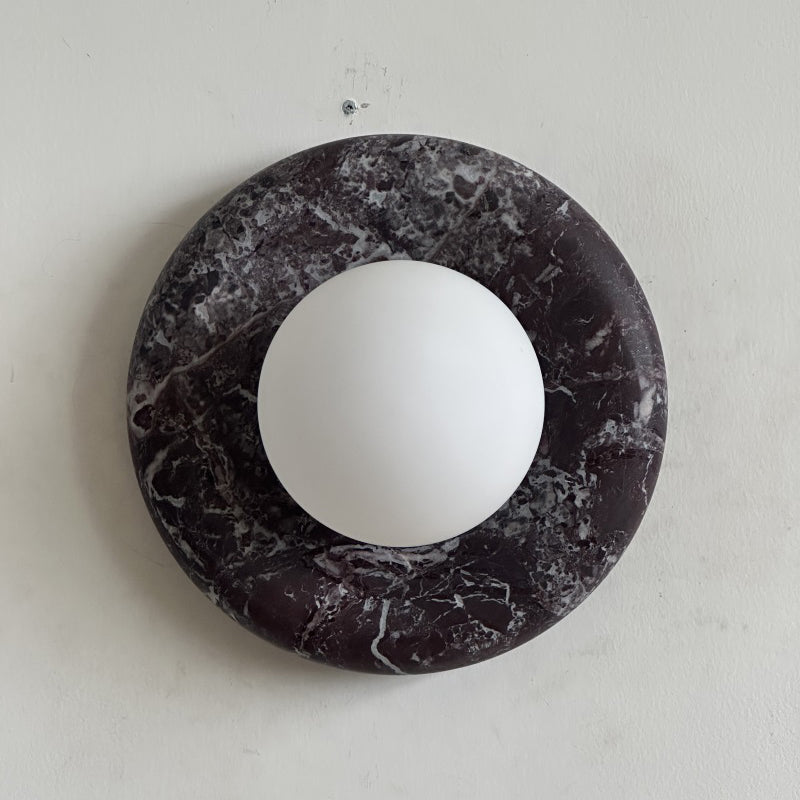 Solene Deep Purple Marble Wall Sconce