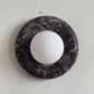 Solene Deep Purple Marble Wall Sconce