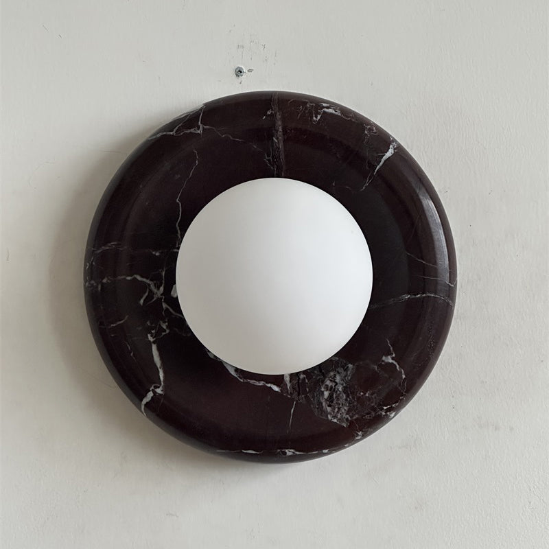 Solene Deep Purple Marble Wall Sconce
