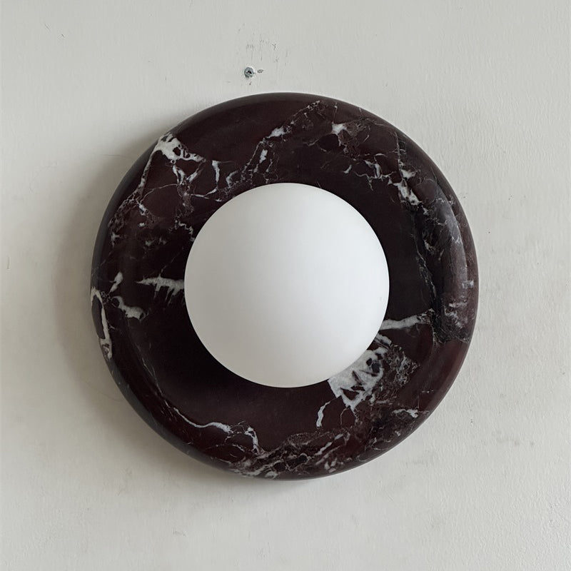 Solene Deep Purple Marble Wall Sconce