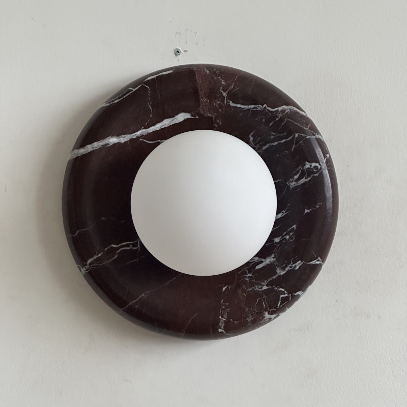 Solene Deep Purple Marble Wall Sconce