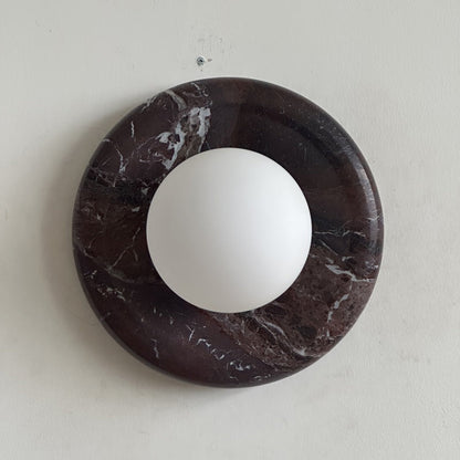 Solene Deep Purple Marble Wall Sconce