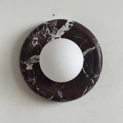 Solene Deep Purple Marble Wall Sconce