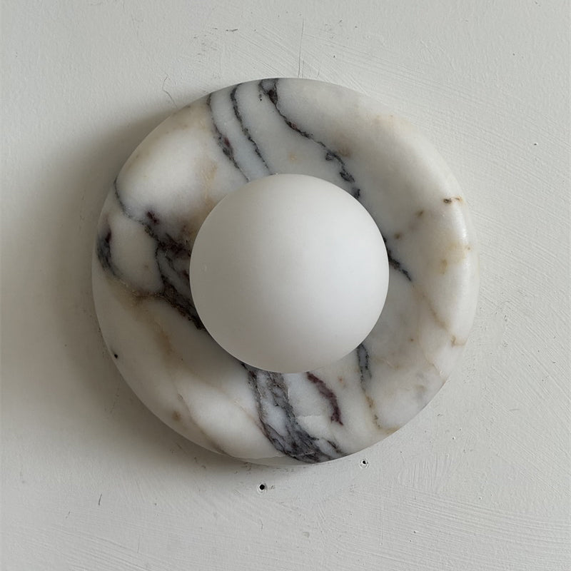 Solene Purple Marble Wall Sconce