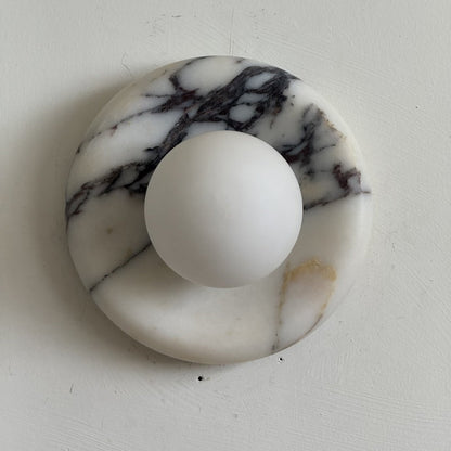 Solene Purple Marble Wall Sconce