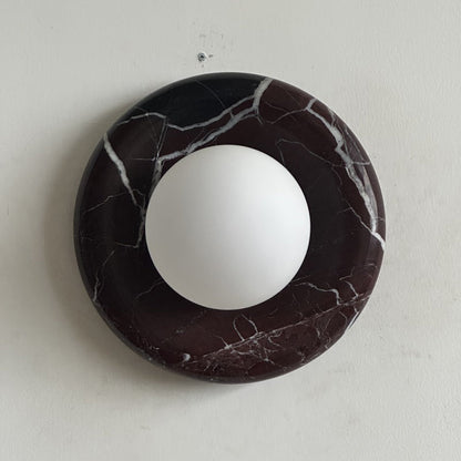 Solene Deep Purple Marble Wall Sconce