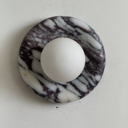 Solene Purple Marble Wall Sconce