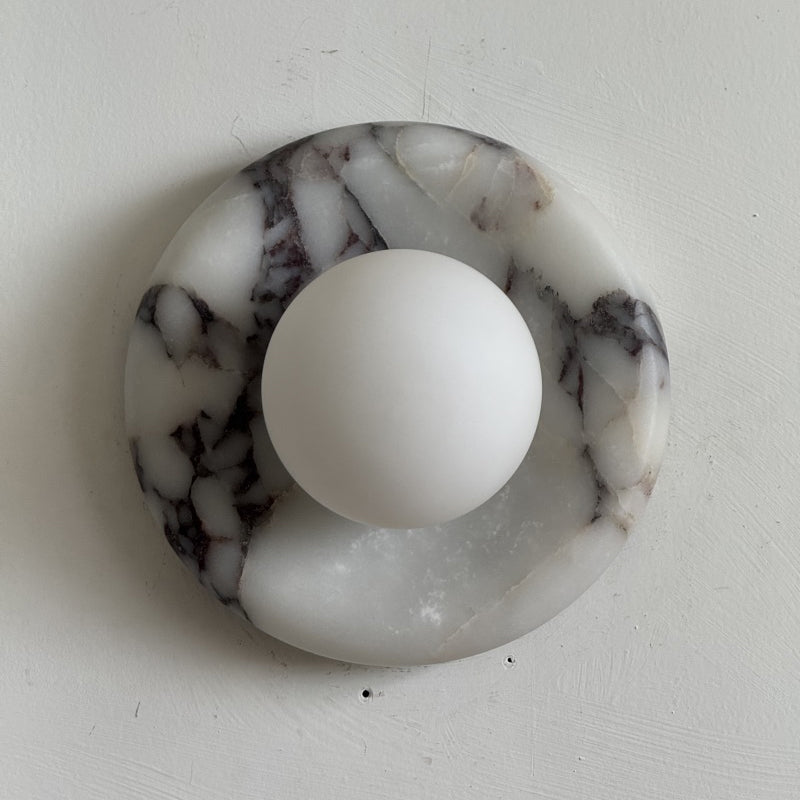 Solene Purple Marble Wall Sconce