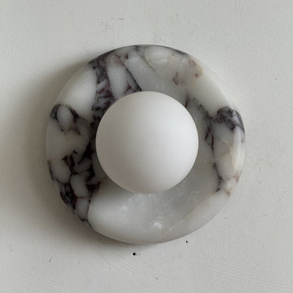 Solene Purple Marble Wall Sconce