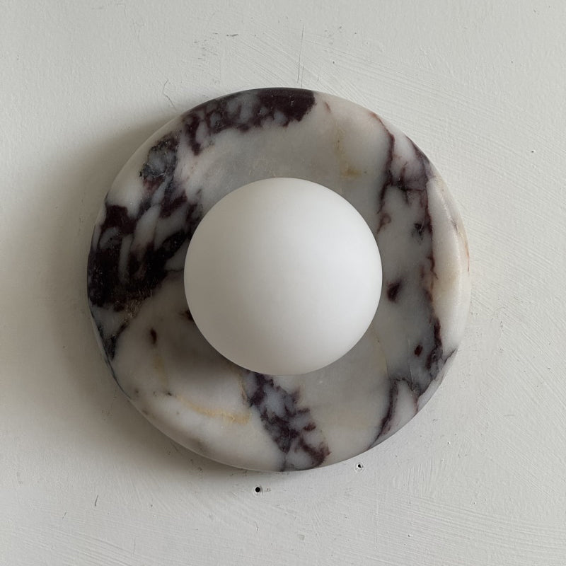 Solene Purple Marble Wall Sconce
