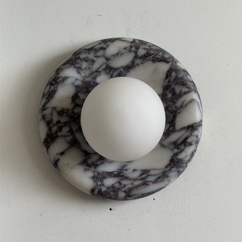 Solene Purple Marble Wall Sconce