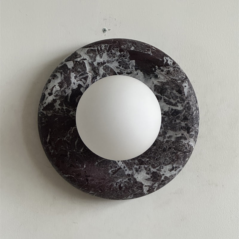 Solene Deep Purple Marble Wall Sconce