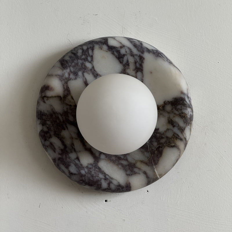 Solene Purple Marble Wall Sconce