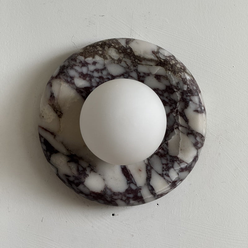 Solene Purple Marble Wall Sconce