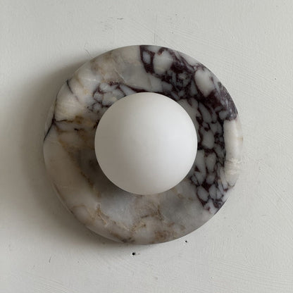 Solene Purple Marble Wall Sconce