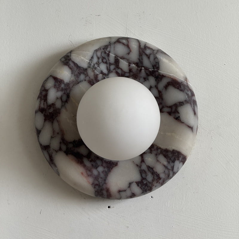 Solene Purple Marble Wall Sconce