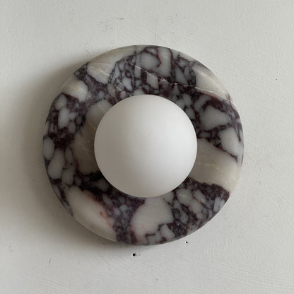 Solene Purple Marble Wall Sconce