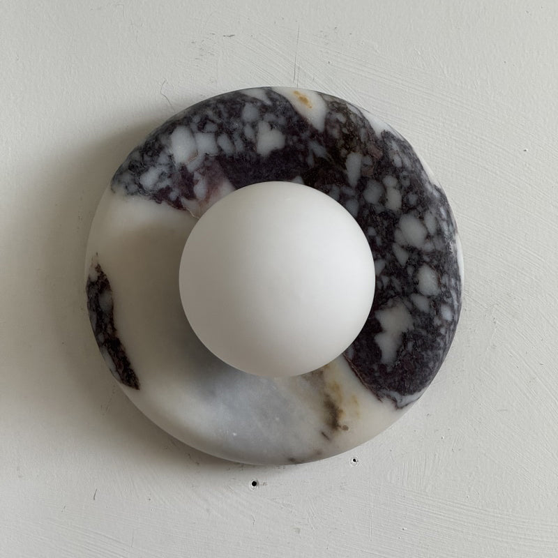 Solene Purple Marble Wall Sconce