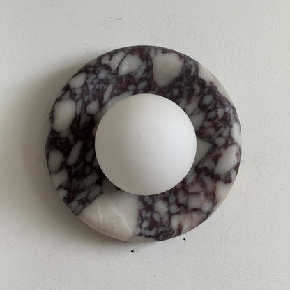 Solene Purple Marble Wall Sconce