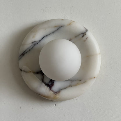 Solene Purple Marble Wall Sconce