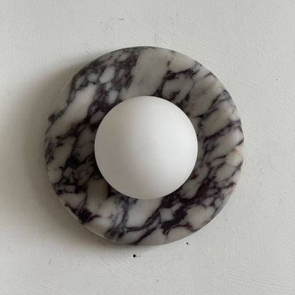 Solene Purple Marble Wall Sconce