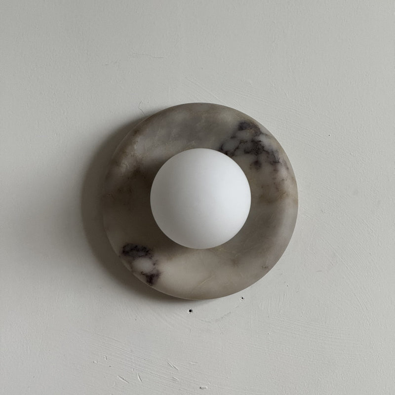 Solene Purple Marble Wall Sconce