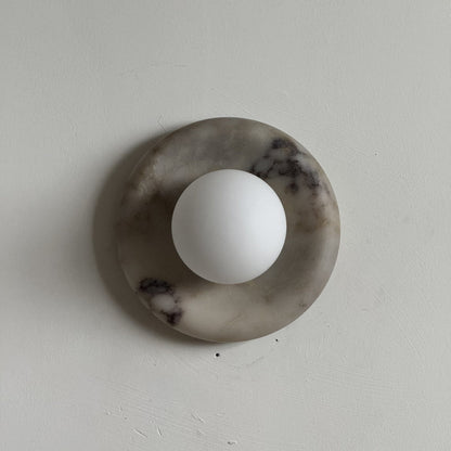 Solene Purple Marble Wall Sconce