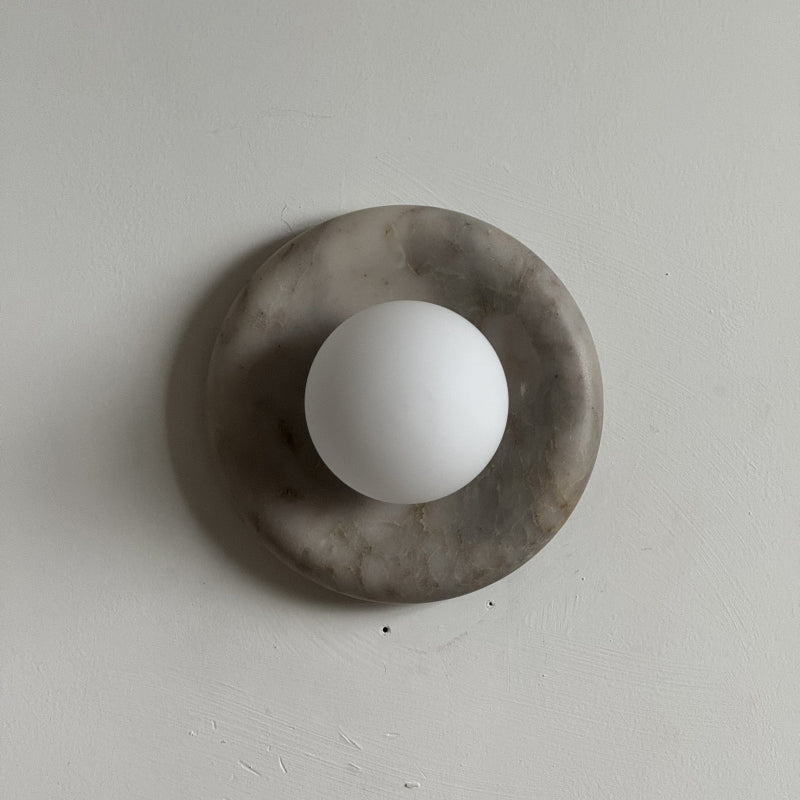 Solene Purple Marble Wall Sconce