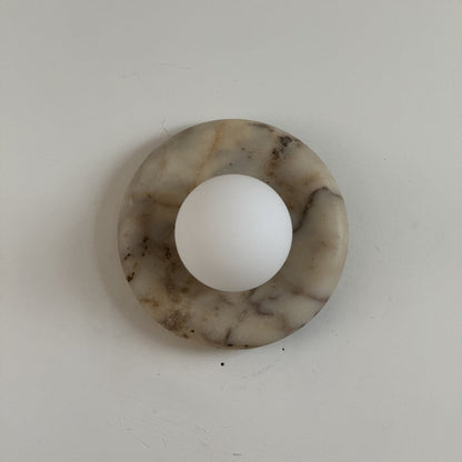 Solene Beige Marble Wall Sconce