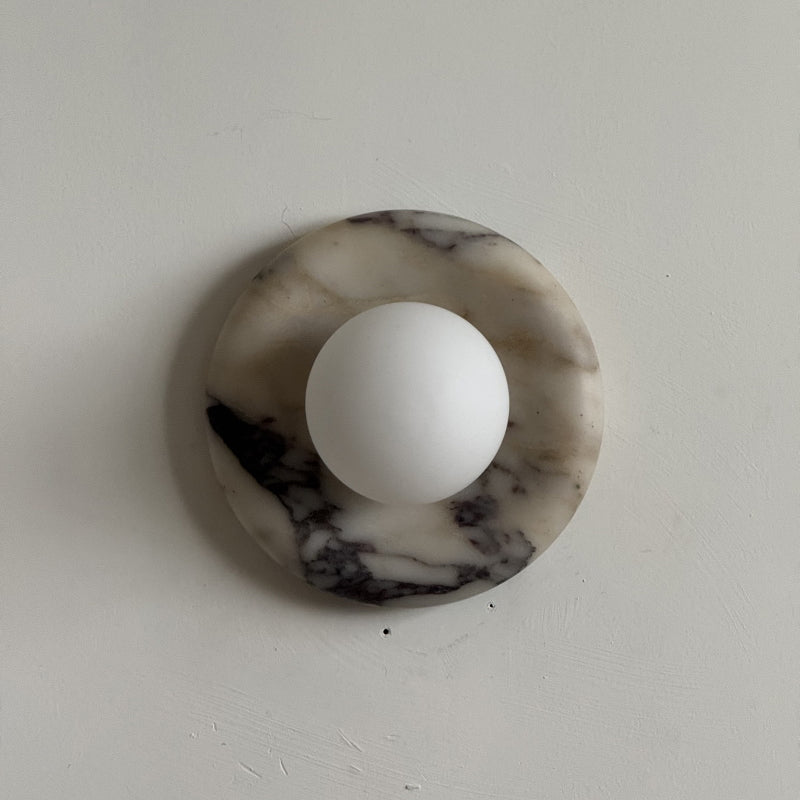 Solene Purple Marble Wall Sconce