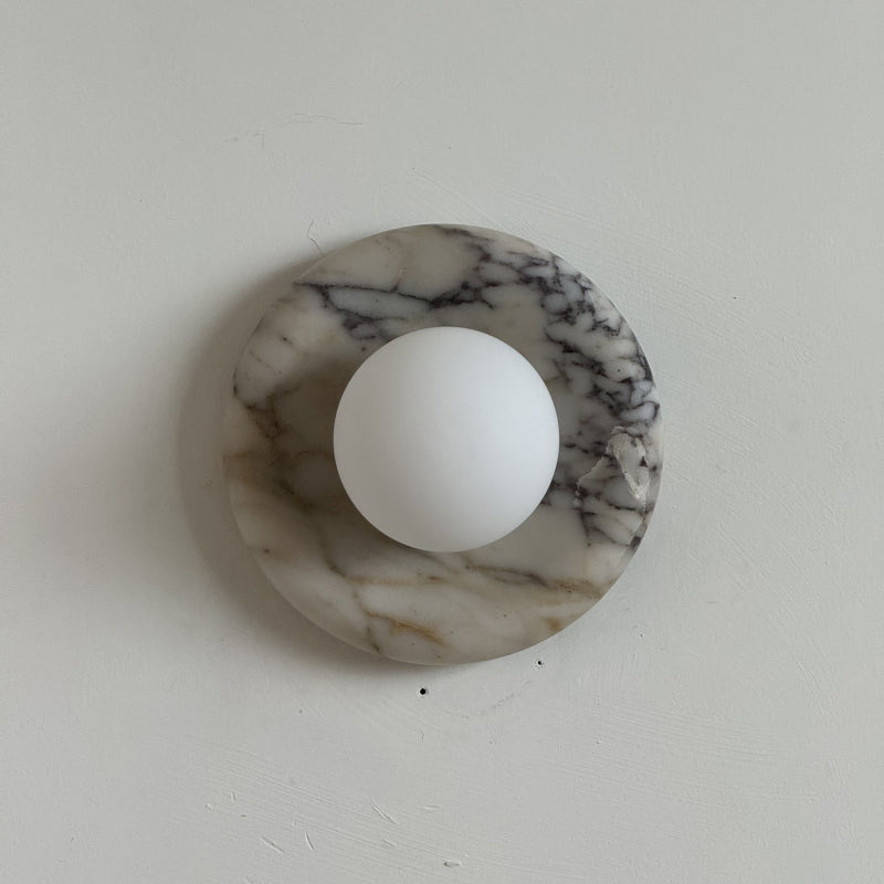 Solene Purple Marble Wall Sconce
