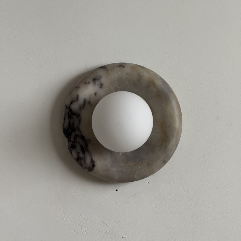Solene Purple Marble Wall Sconce