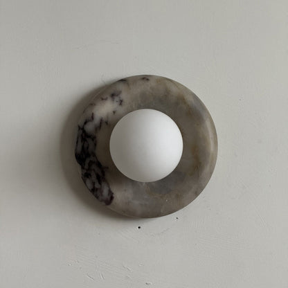 Solene Purple Marble Wall Sconce