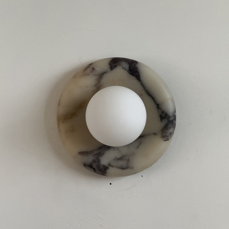 Solene Purple Marble Wall Sconce