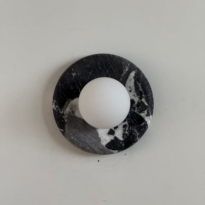 Solene Black Marble Wall Sconce