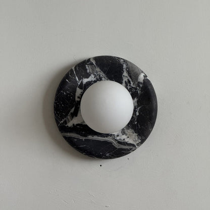 Solene Black Marble Wall Sconce