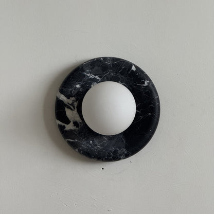 Solene Black Marble Wall Sconce