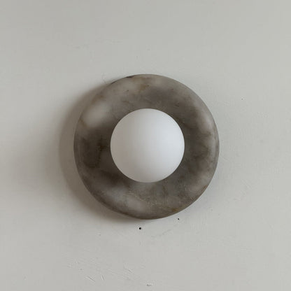Solene Purple Marble Wall Sconce