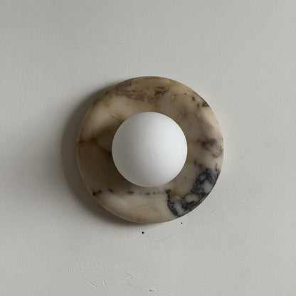 Solene Beige Marble Wall Sconce