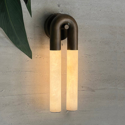 Zeme Alabaster Wall Sconce