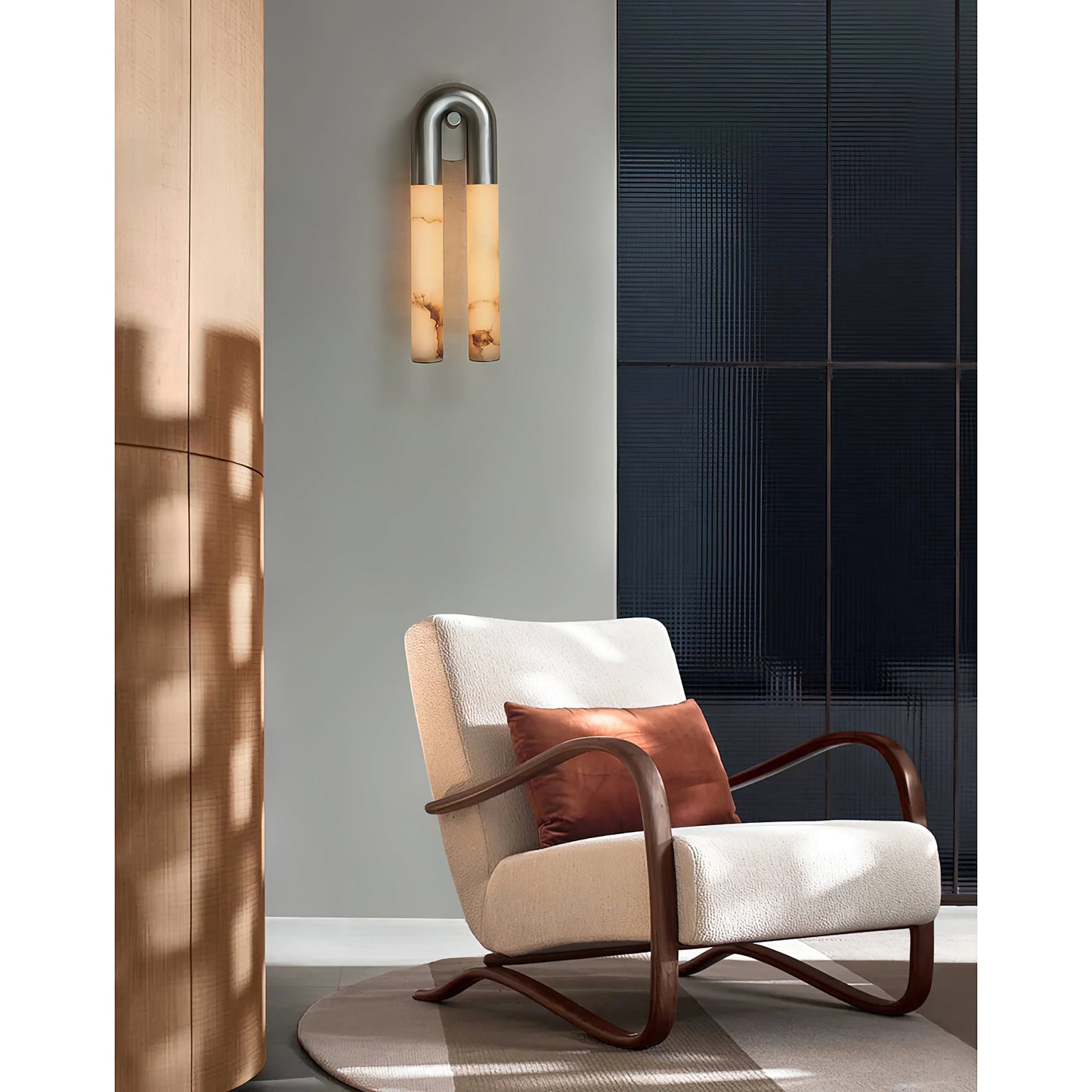 Zeme Alabaster Wall Sconce
