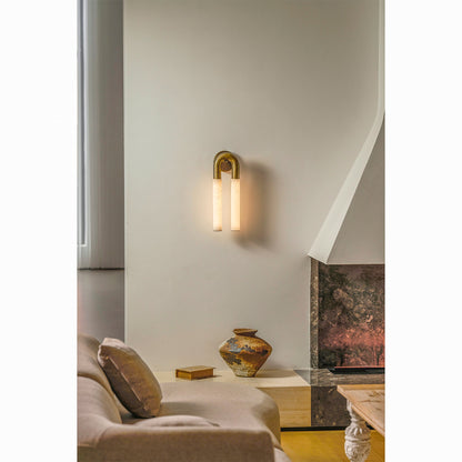 Zeme Alabaster Wall Sconce