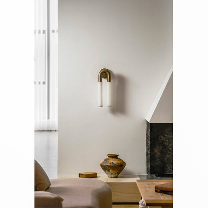 Zeme Alabaster Wall Sconce