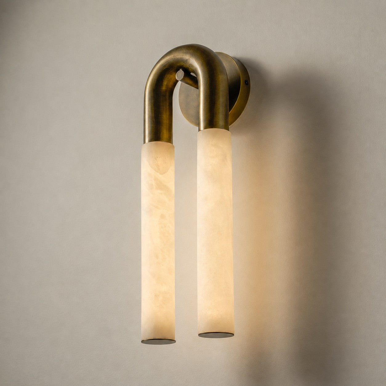 Zeme Alabaster Wall Sconce