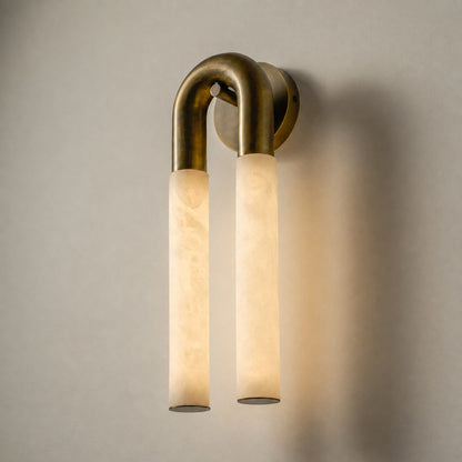 Zeme Alabaster Wall Sconce