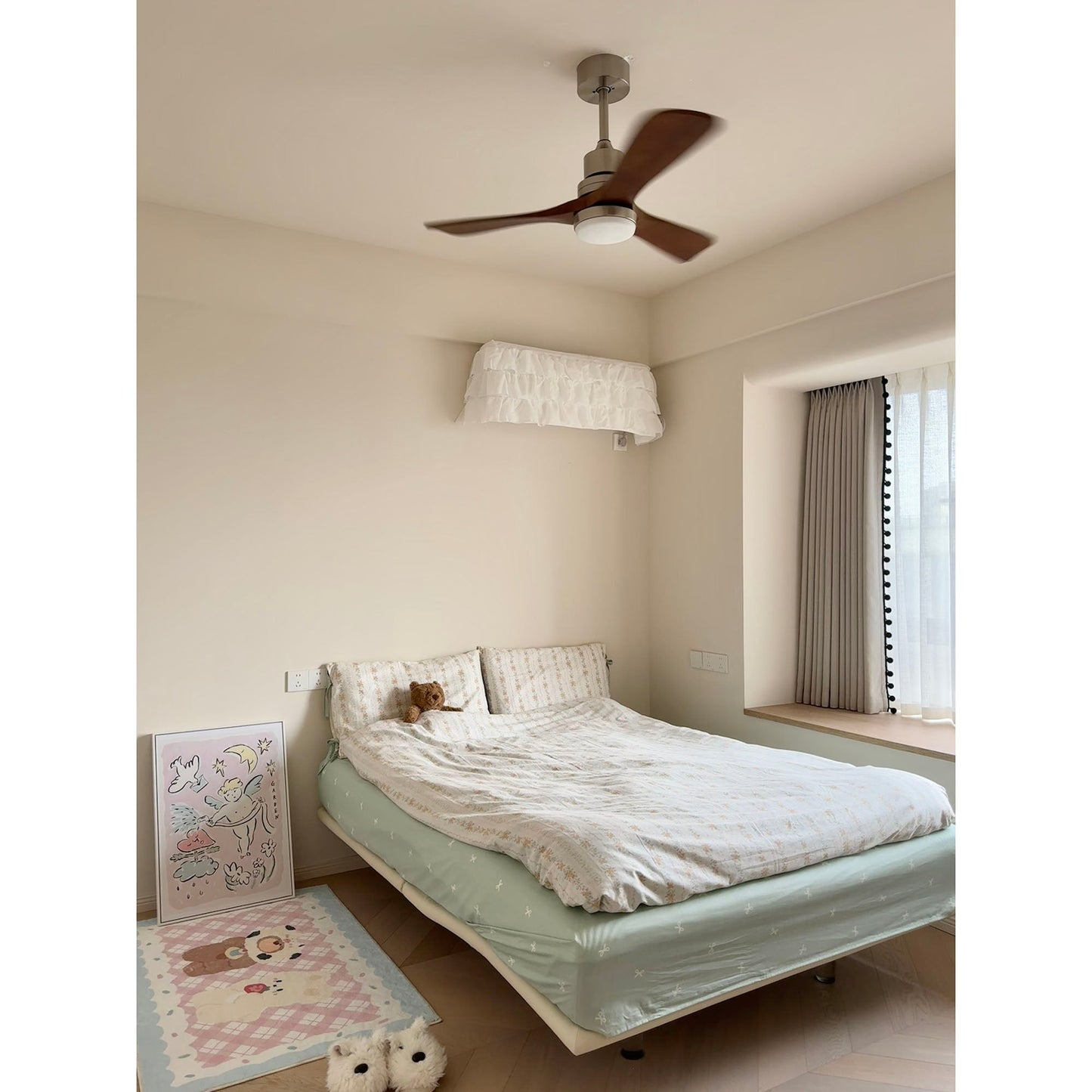 Zephyr Wooden Fan Ceiling Light