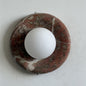 Solene Travertine Wall Sconce
