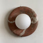 Solene Travertine Wall Sconce