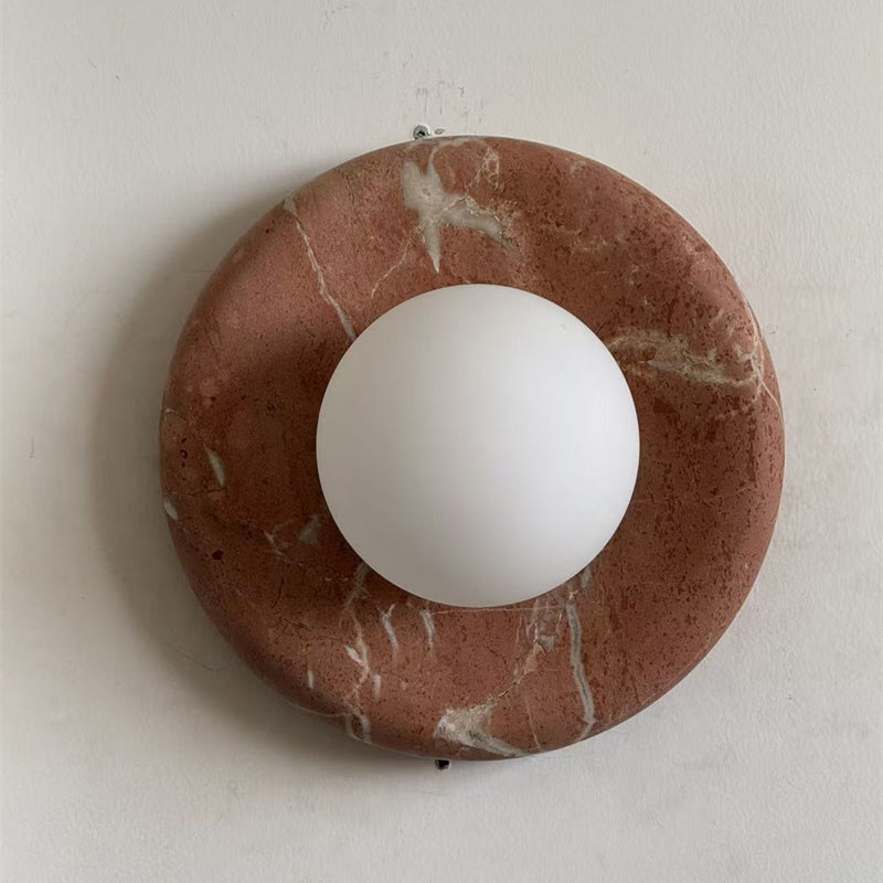Solene Travertine Wall Sconce